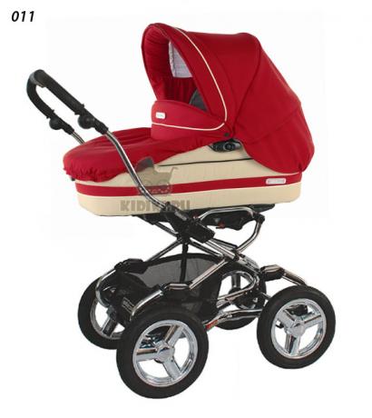 Детская коляска для новорожденных Bebecar Stylo AT Chrome Vogue