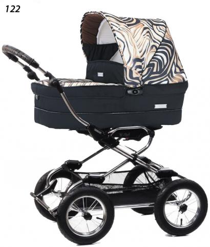 Детская коляска для новорожденных Bebecar Style At Chrome Tendence