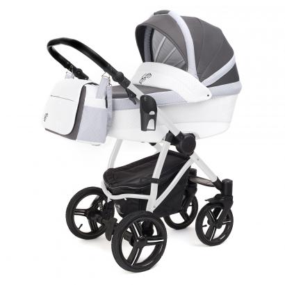 Коляска для новорожденных Esspero Grand Newborn Lux (шасси White)