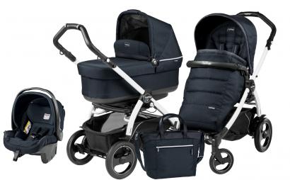 Коляска 3 в 1 Peg Perego Book 51 S Pop Up Modular System (шасси White/Black)