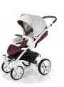 Maroon leatherette